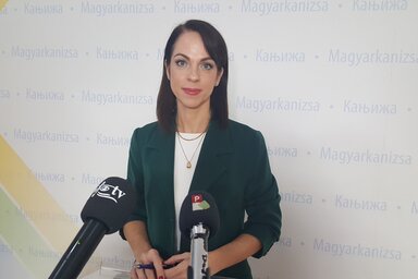 Vranić Váradi Lívia ismertette a programokat (Fotó: NE)