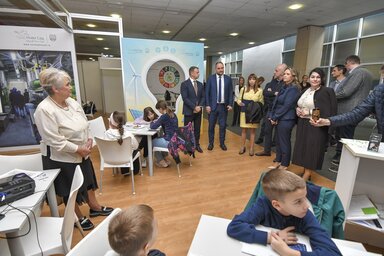 Az önkormányzat is bemutatta energetikai projektumait (Fotó: Tartományi Kormány)