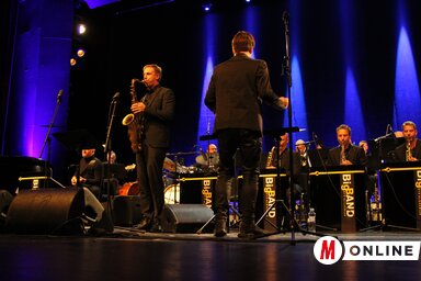Az RTV Slovenia Big Band többnyire saját szerzeményeket adott elő (Diósi Árpád felvétele)
