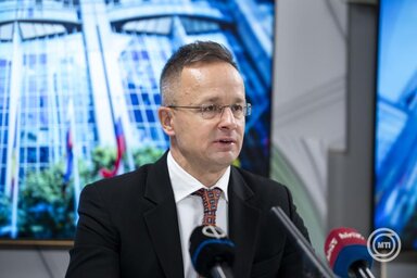 Szijjártó Péter. (Fotó: MTI)