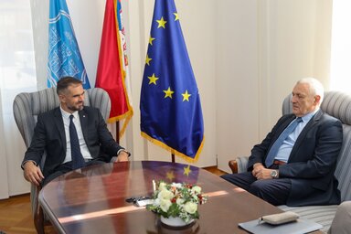 Žarko Mićin hangsúlyozta, hogy Újvidék mára a térség talán legdinamikusabban fejlődő innovációs központjává vált (Fotó: novisad.rs)