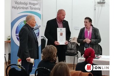 Nagy Tibor a Szabó József–díj átvételekor (Fotó: Tóth Péter)