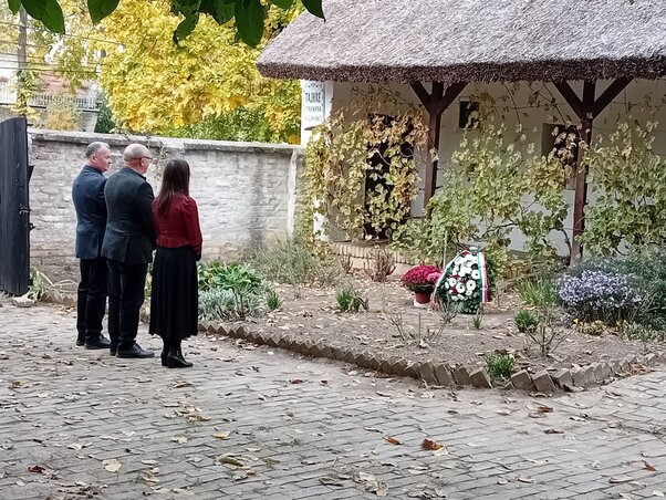 Tisztelgés Matuska Márton emléke előtt Tisztelgés Matuska Márton emléke előtt