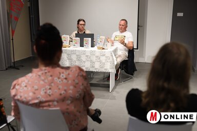 Szalai Attilával Miskolci Krisztina beszélgetett (Fotó: Lakatos János felvétele) Szalai Attilával Miskolci Krisztina beszélgetett (Fotó: Lakatos János felvétele)