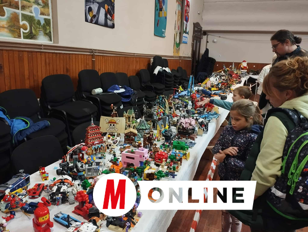 Az érdeklődők több mint ezer legókészletet csodálhattak meg a kiállítás két napja alatt (Kancsár Izabella felvétele)