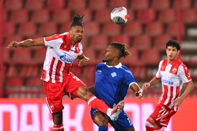 A Crvena zvezda vasárnap 1:1-es döntetlent játszott a Radnikkal a hazai Szuperligában (Fotó: Beta/AP)