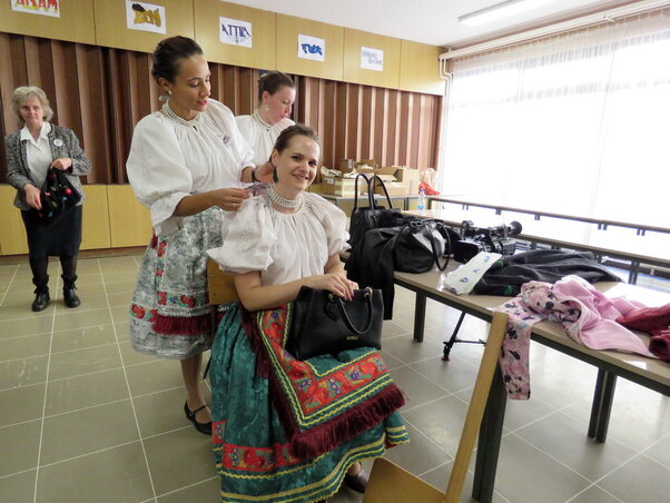 Készülődés a fellépésre