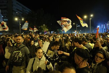 Milomir Jaćimović és fia ma reggel kezdték meg éhségsztrájkjukat (Fotó: Beta/Illusztráció)