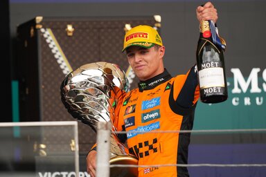 Norris óvatosan nyilatkozott az esetleges vb-cím kapcsán (Fotó: Beta/AP)