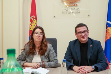 Manja Markovljev és Mladen Bogdan (Nagykikindai önkormányzat)