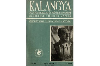 Deák Leó szobra a Kalangya 1943. évi április 15-ei számának címoldalán