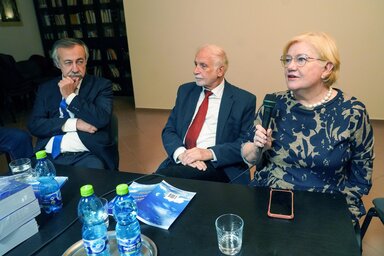 Kalmár Ferenc, Andrássy György és Szili Katalin (Fotó: MTI)