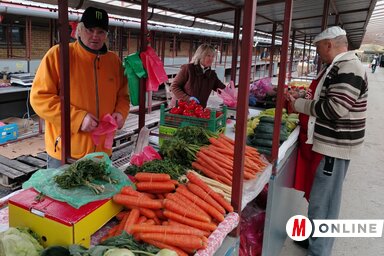 Tetszetős és egészséges a piaci portéka (Fotó: Tóth Péter felvétele)