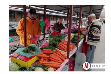 Tetszetős és egészséges a piaci portéka (Fotó: Tóth Péter felvétele)