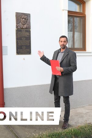 Szűcs Balázs alkalmi beszédet mond