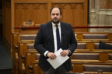 Nacsa Lőrinc a Parlamentben (MTI)