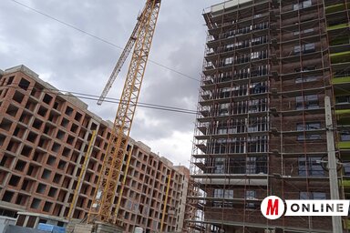 Több száz lakásba költöznek be hamarosan a Lázár cár sugárút végében, az ún. Limán 5 városrészben (Fotó: Szeli Balázs felvétele)