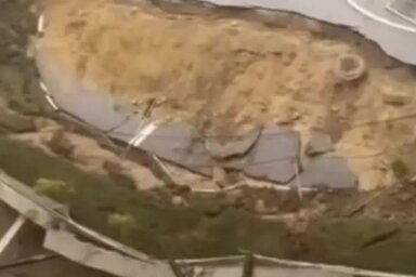 A vállalat álláspontja szerint teljesen egyértelmű, hogy az omlás a szomszédos építkezésen található tartófal megrepedése miatt következett be (Fotó: Printscreen/luftika.rs)