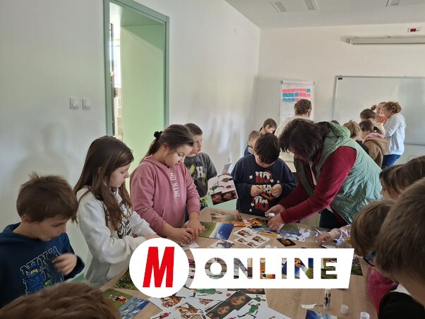 A diákok különféle kreatív műhelymunkákon is részt vettek (Kancsár Izabella felvétele)