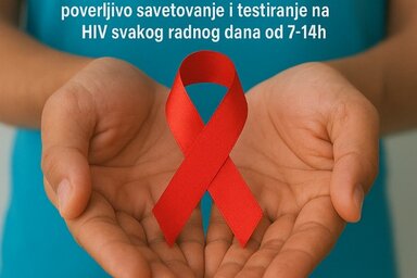 A Vajdasági Közegészségügyi Intézetben minden munkanapon 7 és 14 óra között lehetőség van ingyenes és bizalmas HIV-tanácsadásra
