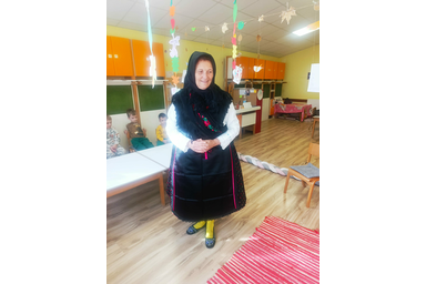 Zsivu Mária viseletben / Fotó: L. Móger Tímea