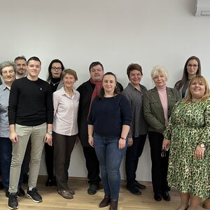 A Kossa János Magyar Nyelvművelő Egyesület és Olvasókör közgyűlésének résztvevői