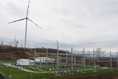 Az EPS első szélerőműparkja Kostolacon (Fotó: Beta)