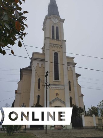 Az óbecsei Páduai Szent Antal-plébániatemplom (Fotó: Kancsár Izabella felvétele)