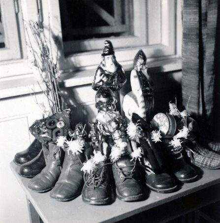 Mikulásajándékok 1936-ból (Fortepan / Kieselbach Tamás)