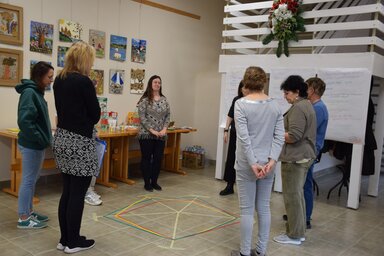 A projekt első részében a programra jelentkező művészeket készítették fel (Fotó: Than Emlékház)