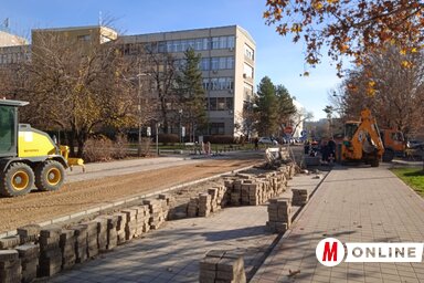 Az útépítés a közúti infrastruktúra rendszeres karbantartásának részeként történik (Fotó: Szeli Balázs felvétele)