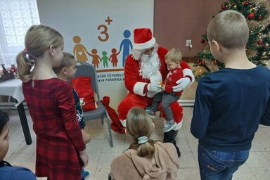 A Mikulással készített fotók hozták el a rendezvény igazi csúcspontját (Fotó: 3+ Nagycsaládosok Egyesülete)