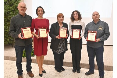 Suvajdžić Slobodan, Mihályi Katalin, Homolya Horváth Ágnes, Kolovity Edina és Keceli Róbert (Ótos András felvétele)