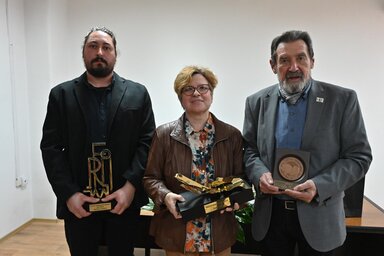 Sárkány Balázs, Toldi Éva és Siflis Zoltán/Fotó: Ótos András