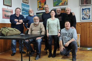 Az alapító minitábor résztvevői (Fotó: 9+1 Nemzetközi Művésztelep)