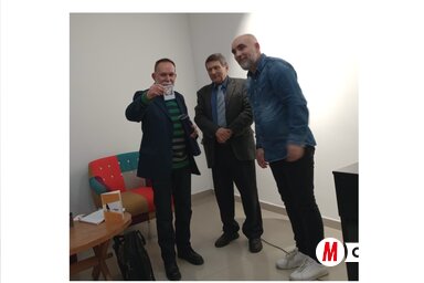 Vladimir Kopicl átveszi a díjat (Fotó: Garbac Sarolta felvétele)