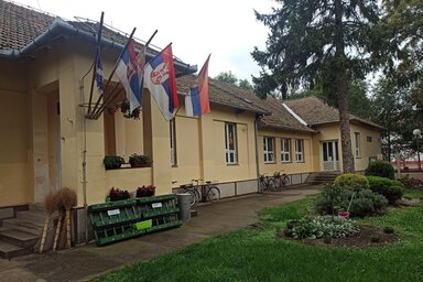 Felújítják a Móra Károly Általános Iskola tetőszerkezetét / Fotó: Vidács Hajnalka