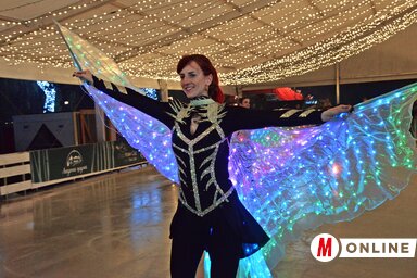 A hangulat most is varázslatos, korcsolyapálya és gazdag művelődési program várja a látogatókat (Fotó: Dávid Csilla felvétele)