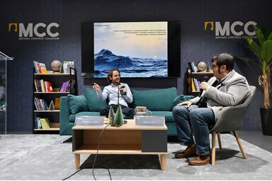 Rakonczay Gábor és Agárdi Gábor az MCC-ben/Fotó: Molnár Edvárd