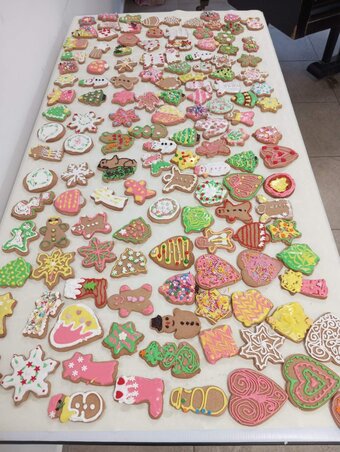 A gondosan kidíszített mézeskalácsok az ünnepi készülődés ízes, színes emlékei (Fotó: Szentmártoni Renáta)