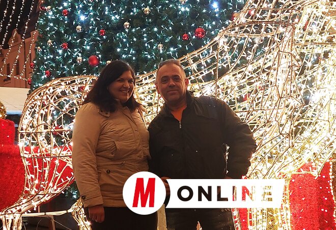 A tordai Kiss Kornélia és párja, Kószó Richárd áldásos karácsonyi ünnepeket kíván a Magyar Szó olvasóinak!