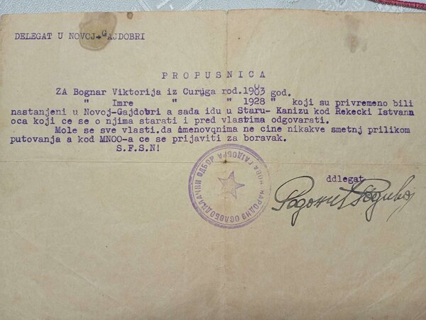 A rokonoknak kellett felelősséget vállalniuk a családért (Remete Etelka archívuma)