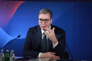 Az elnök értékelése szerint a vasárnapi akció szokványos pártpolitikai tevékenység volt (Fotó: Beta)