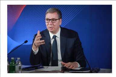 Az államfő jó hírekkel kecsegtet (Fotó: Beta)