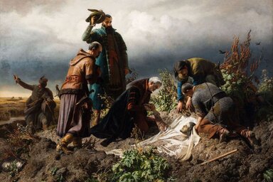 Székely Bertalan: II. Lajos holttestének megtalálása (Fotó: hu.wikipedia.org)