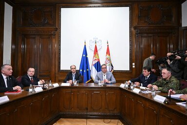 Ülésezik a Nemzetbiztonsági Tanács (Fotó: Beta)