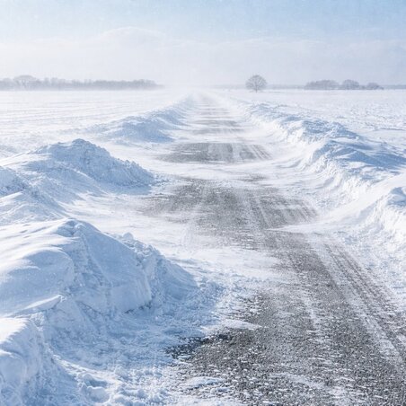 Komoly gondokat jelentettek a hófúvások (Fotó: Gunarasi helyi közösség)