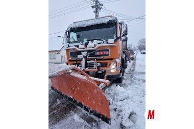 A nap huszonnégy órájában takarítják az utakat Szenttamáson (Paraczky László felvétele)