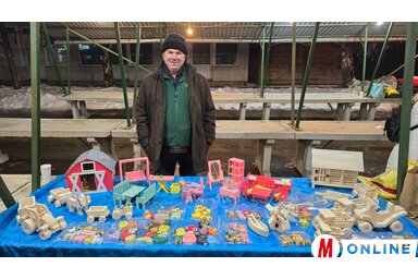 Turi Tibor évek óta visszatérő résztvevője a kézműves vásároknak/Kasza Jennifer felvétele