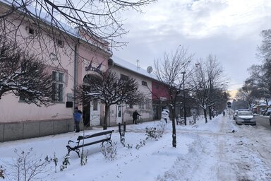 Az idén várhatóan megújul a helyi közösség épületének bejárati része / Fotó: Dér Dianna